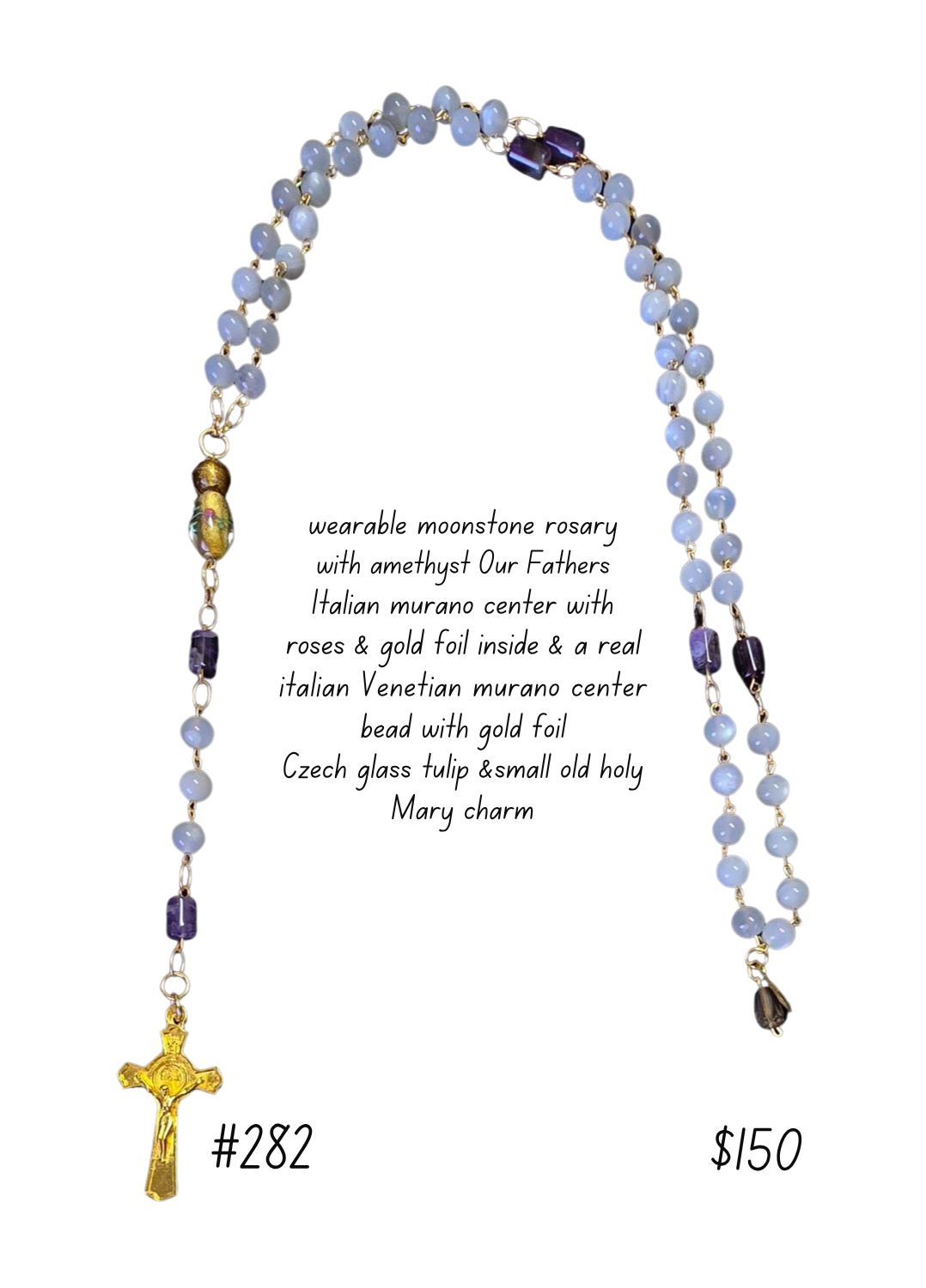 Moon Stone Rosary Moon Stone Rosary