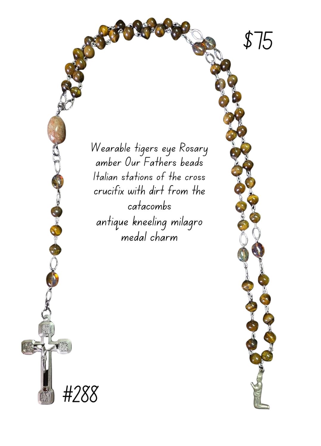 Tiger's Eye Rosary Tiger's Eye Rosary