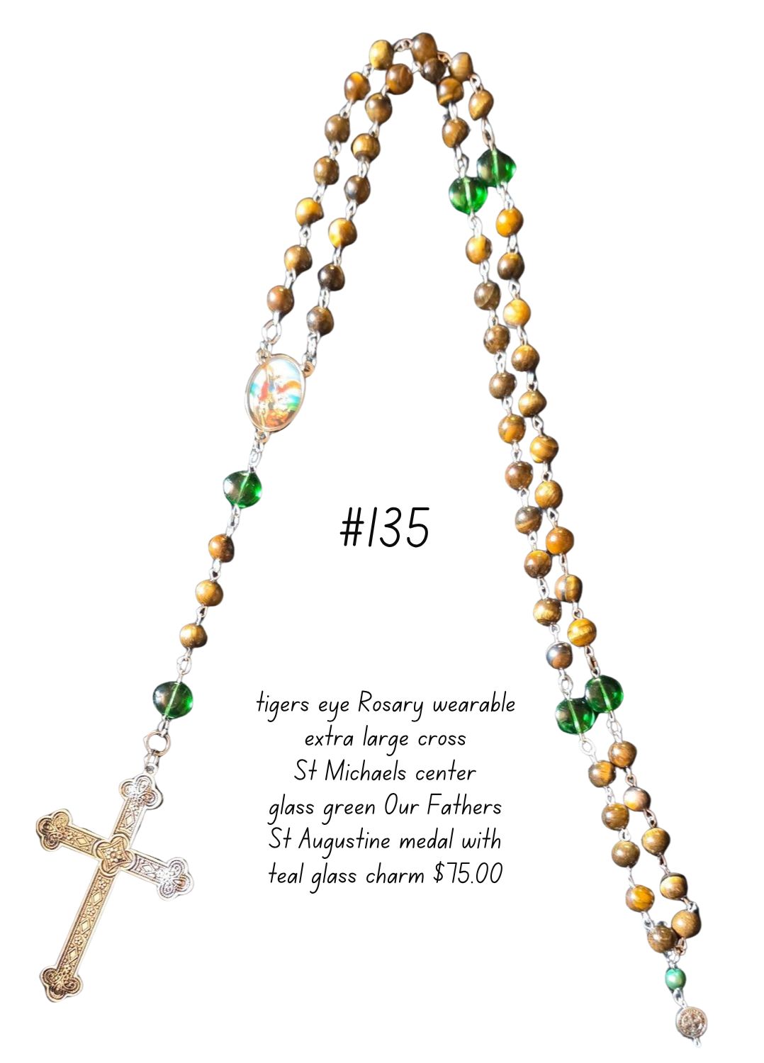 Tiger's Eye Rosary Tiger's Eye Rosary