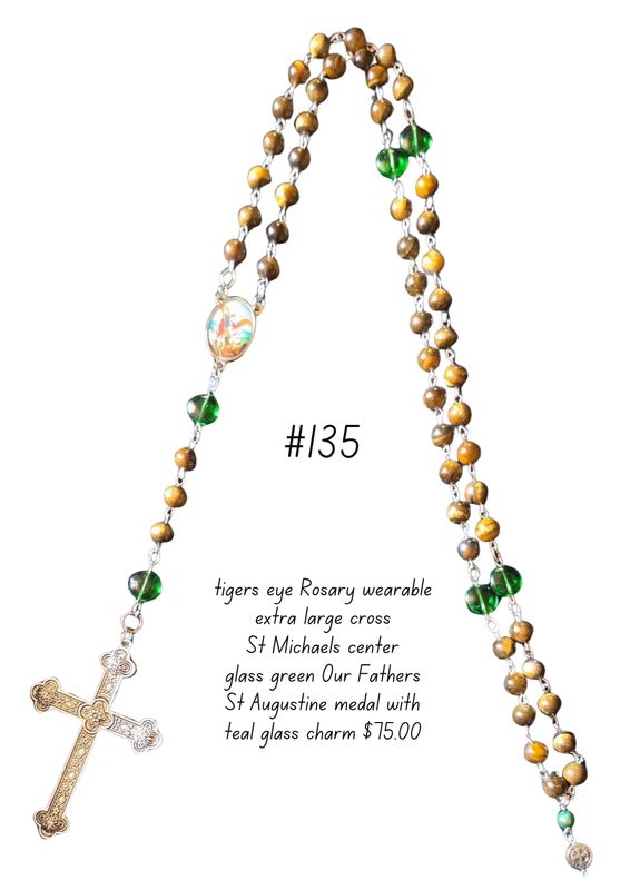 Tiger's Eye Rosary Tiger's Eye Rosary