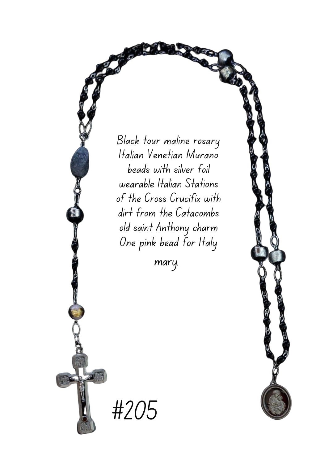 Black Tour Maline Rosary Black Tour Maline Rosary