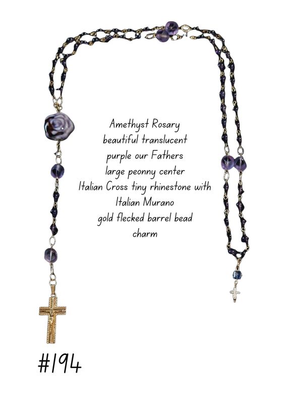 Amethyst Rosary Amethyst Rosary