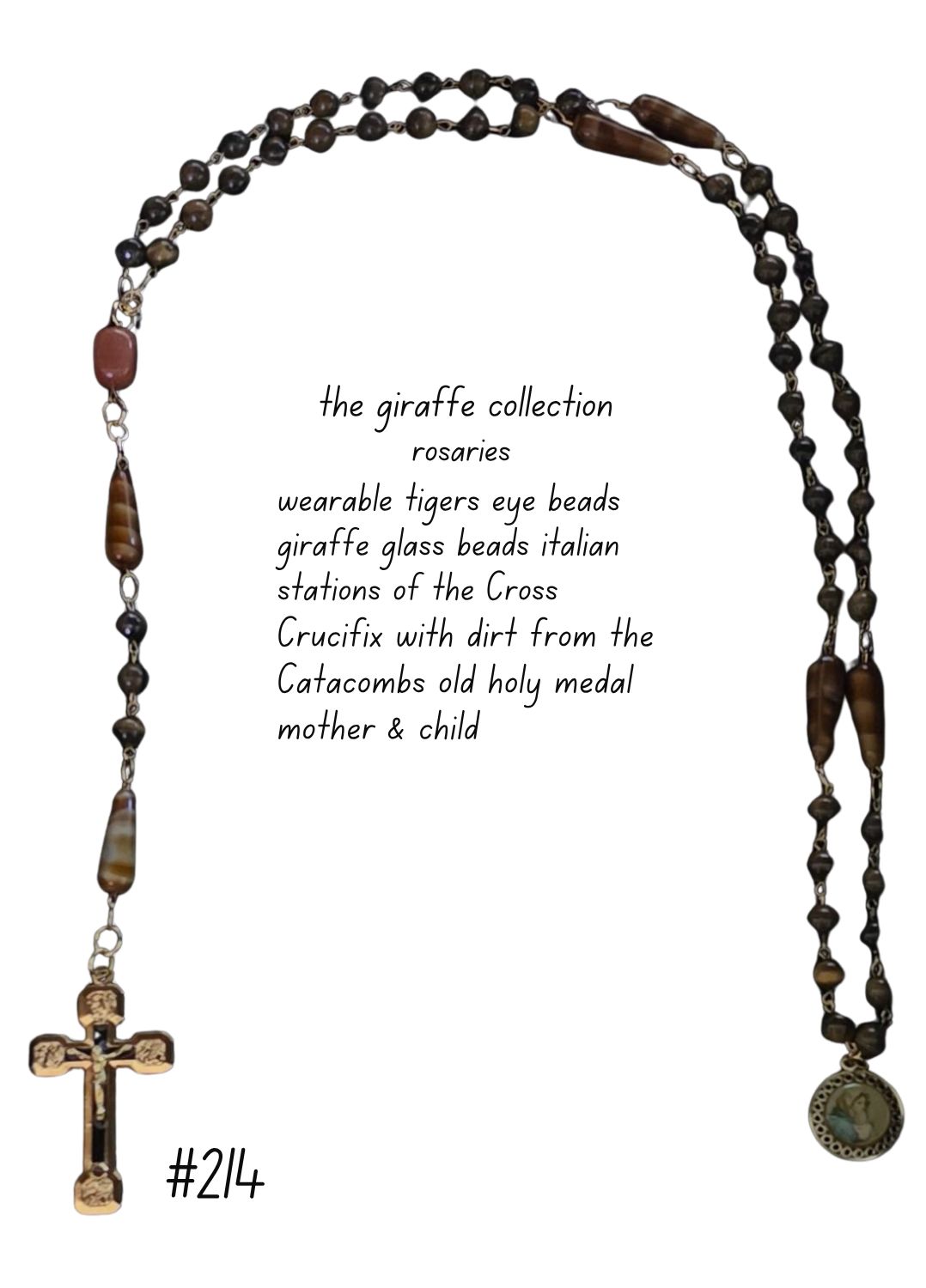 The Giraffe Collection Rosary The Giraffe Collection Rosary