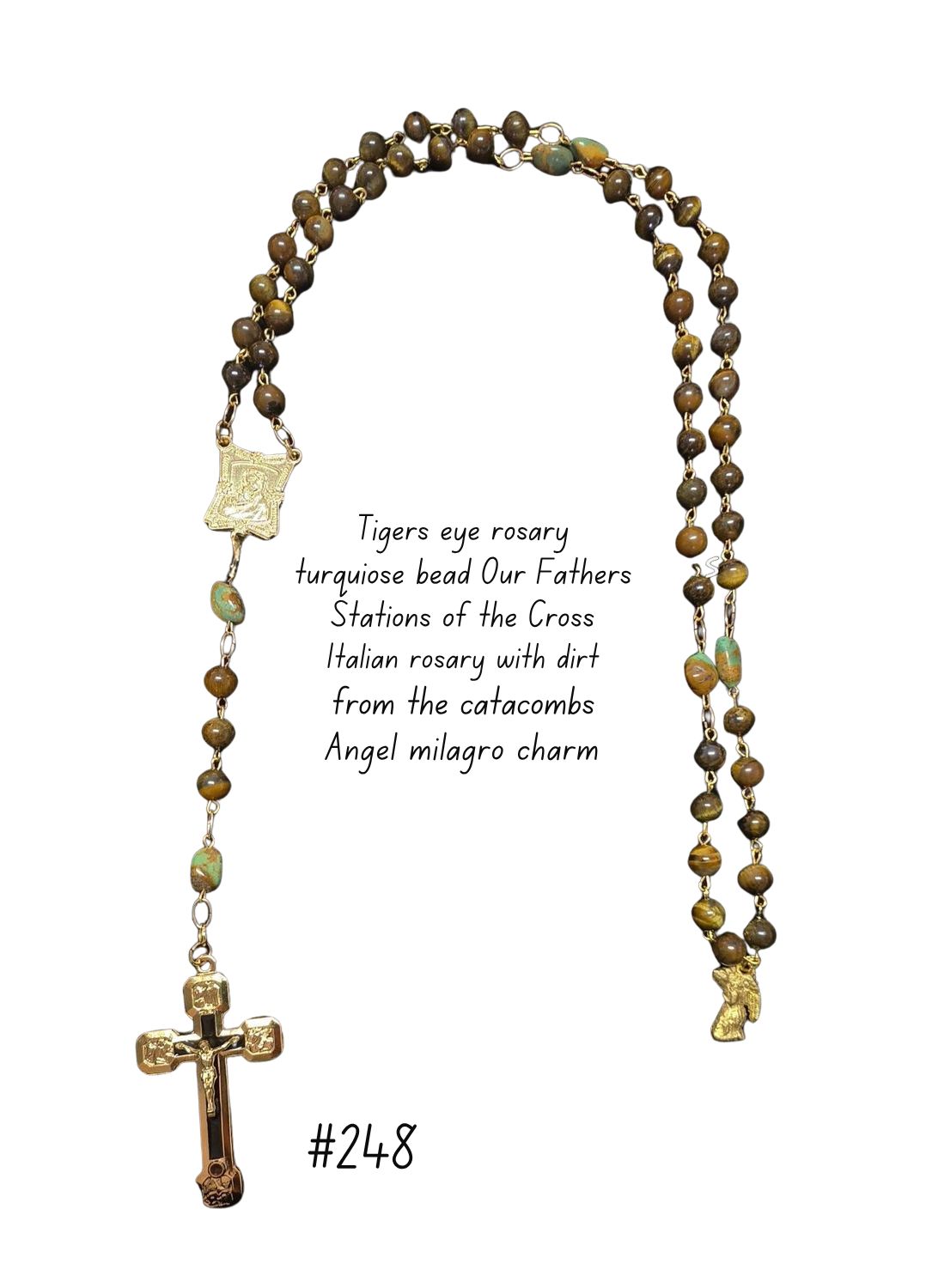 Tiger's Eye Rosary Tiger's Eye Rosary