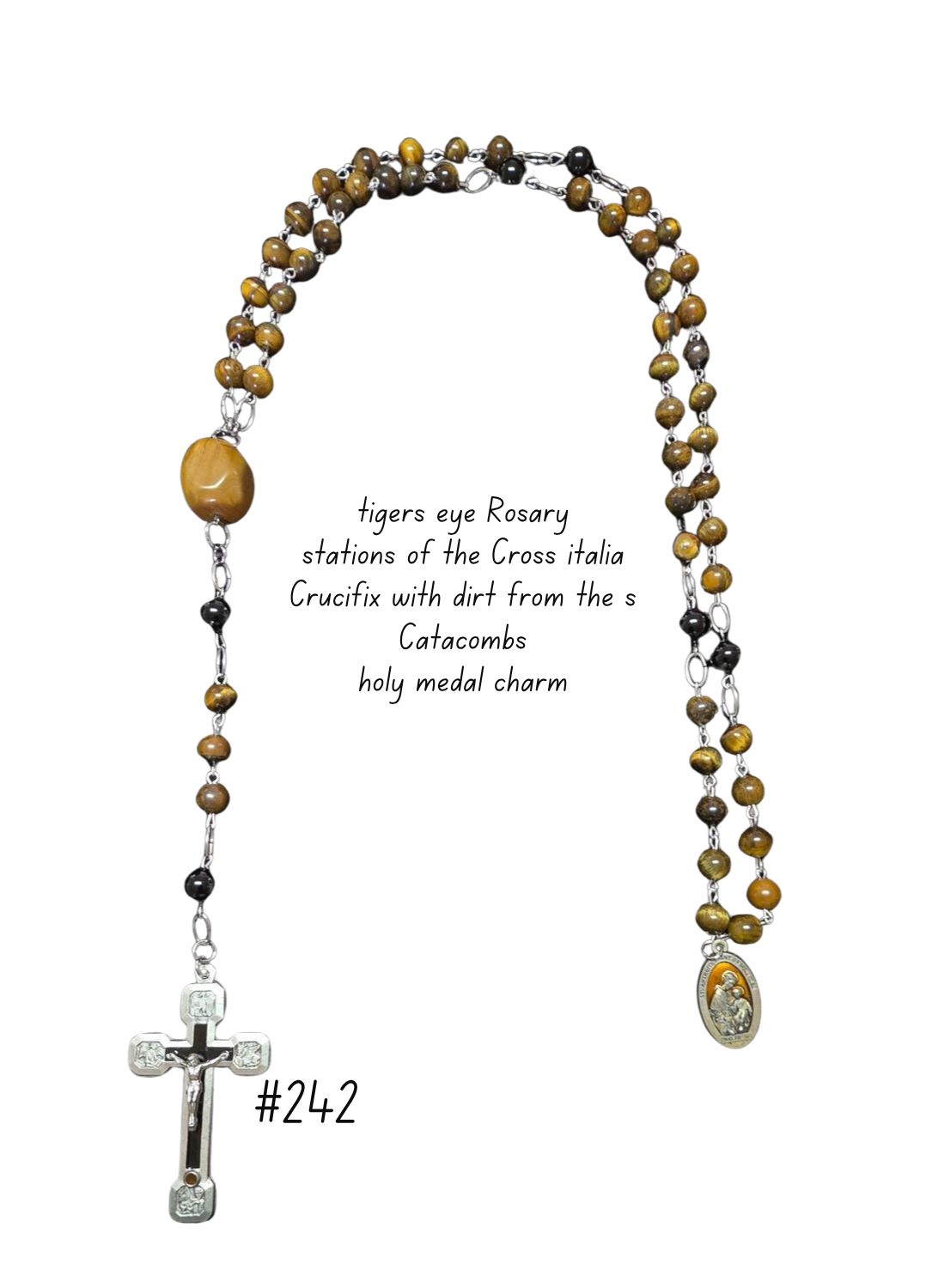 Tiger's Eye Rosary Tiger's Eye Rosary
