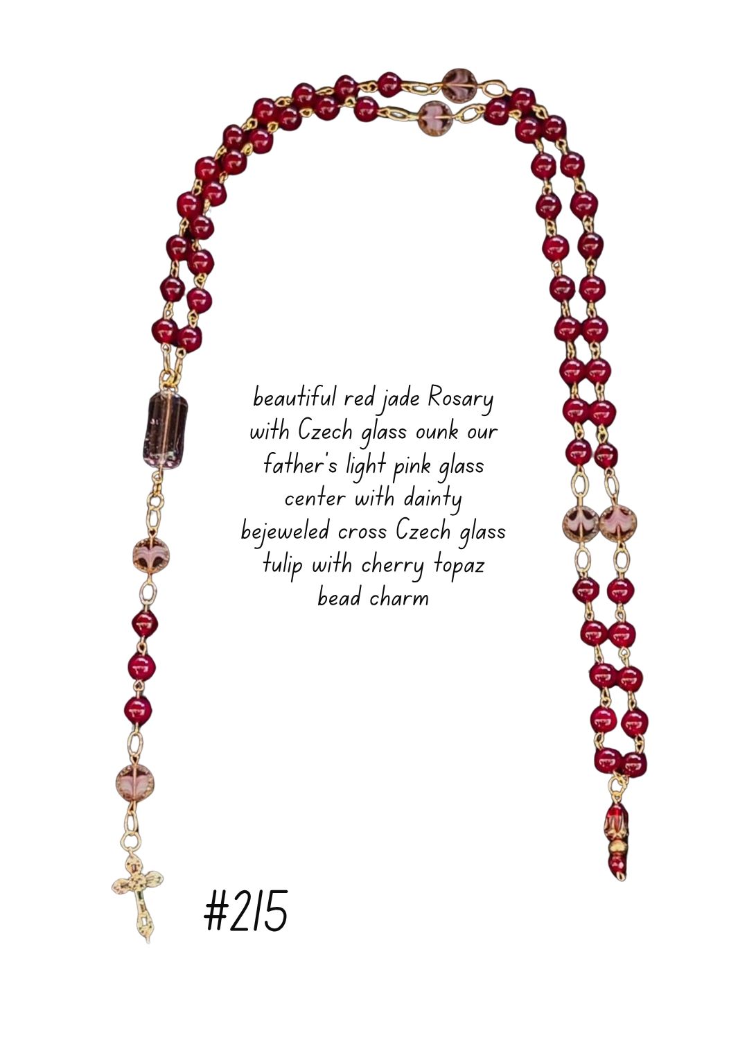Red Jade Rosary Red Jade Rosary
