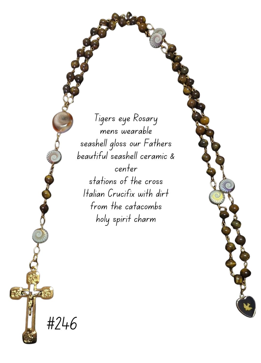 Tiger's Eye Rosary Tiger's Eye Rosary