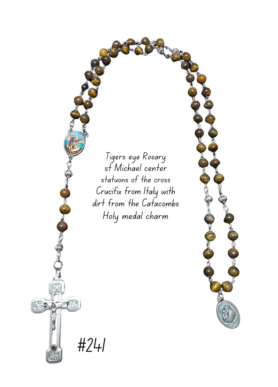Tiger's Eye Rosary Tiger's Eye Rosary