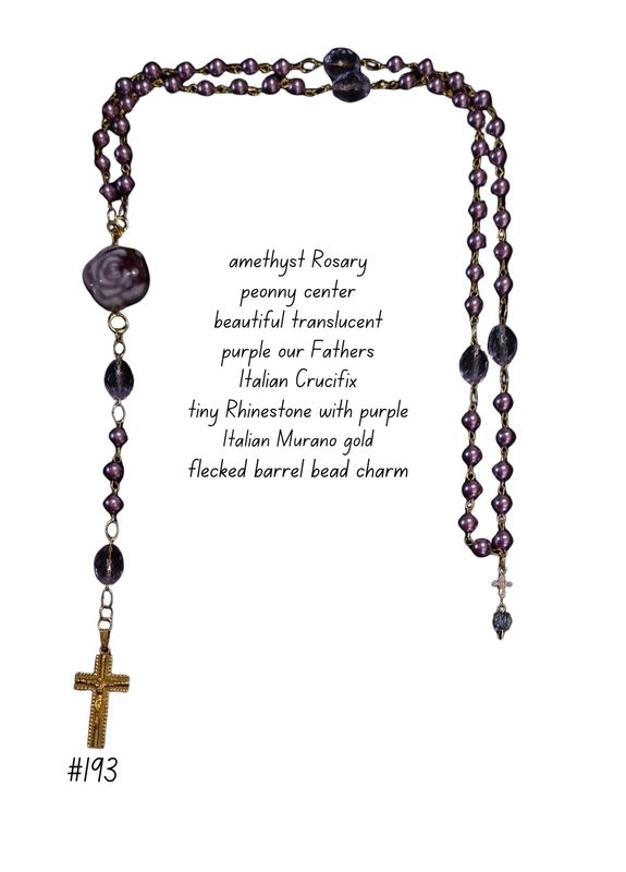 Amethyst Rosary Peony Center Amethyst Rosary Peony Center