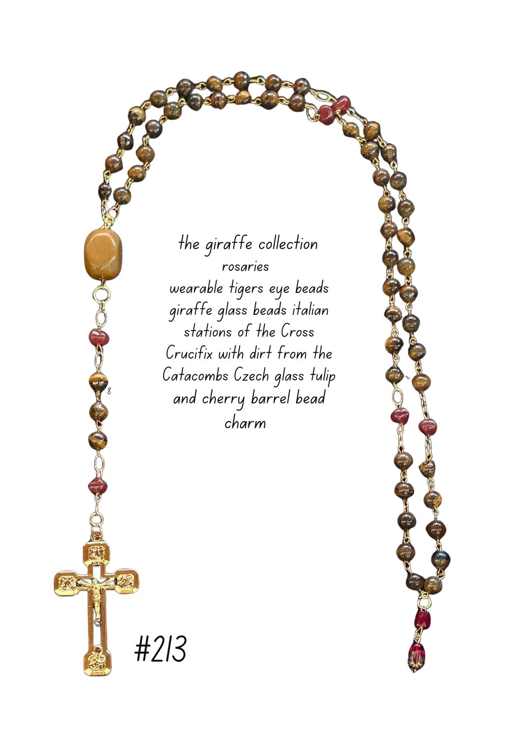 The Giraffe Collection Rosary The Giraffe Collection Rosary
