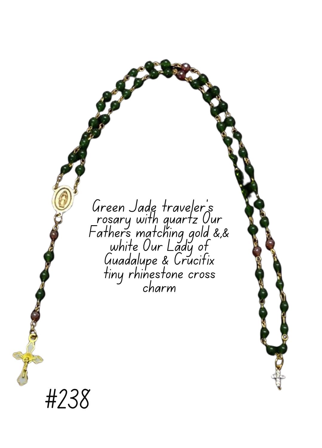 Green Jade Traveler's Rosary Green Jade Traveler's Rosary
