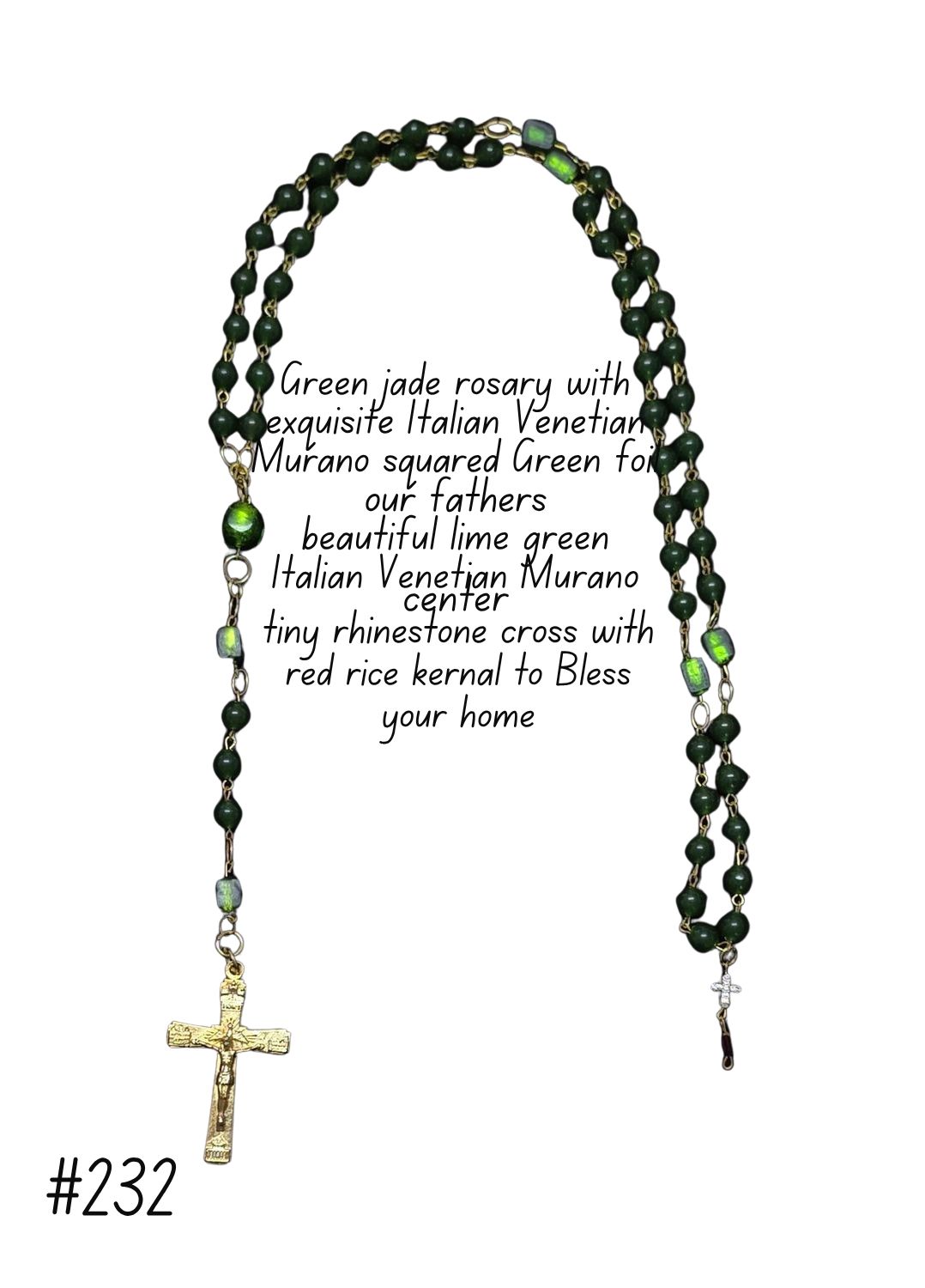 Green Jade Rosary Green Jade Rosary