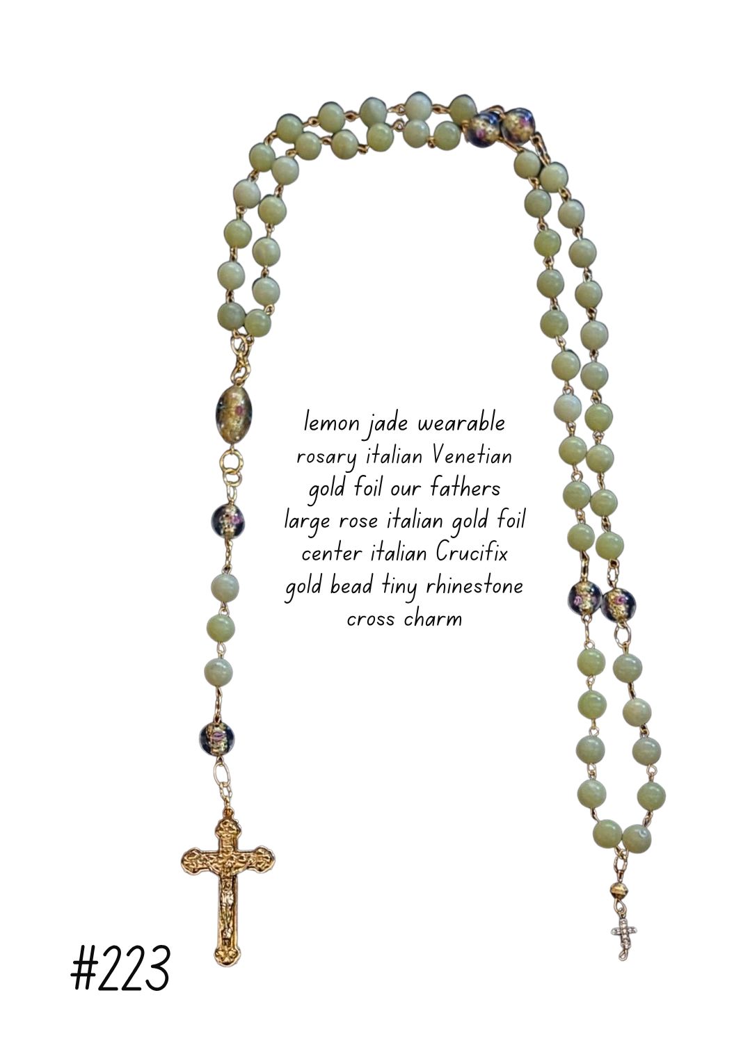Lemon Jade Wearable Rosary Lemon Jade Wearable Rosary
