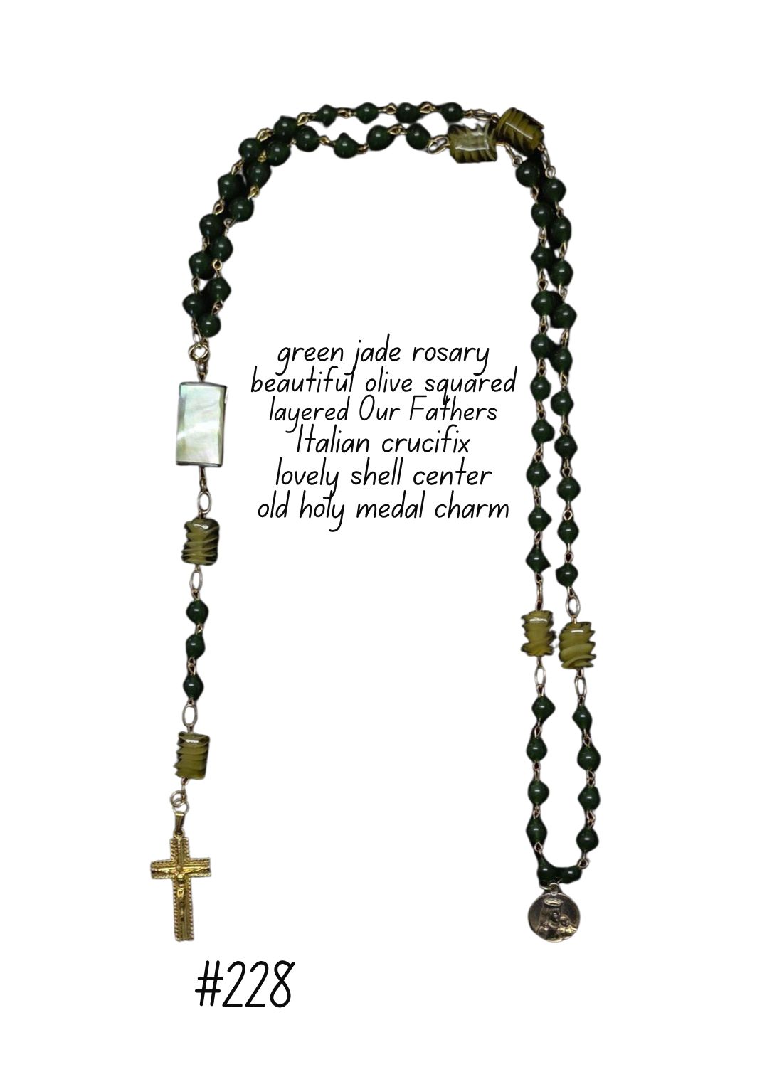 Green Jade Rosary Green Jade Rosary