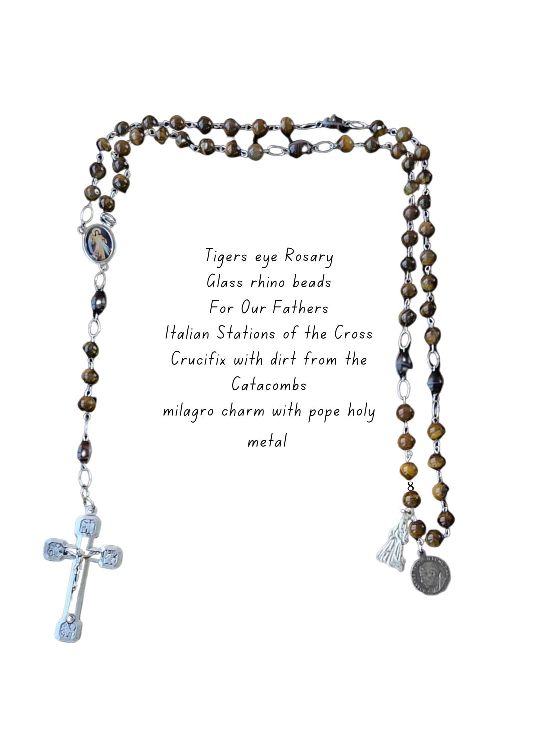 Tigers Eye Rosary Tigers Eye Rosary
