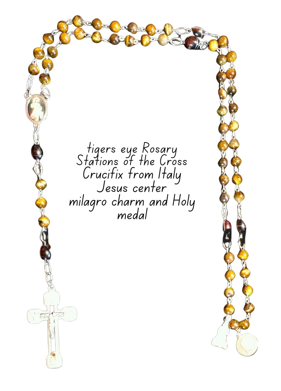 Tigers Eye Rosary Tigers Eye Rosary