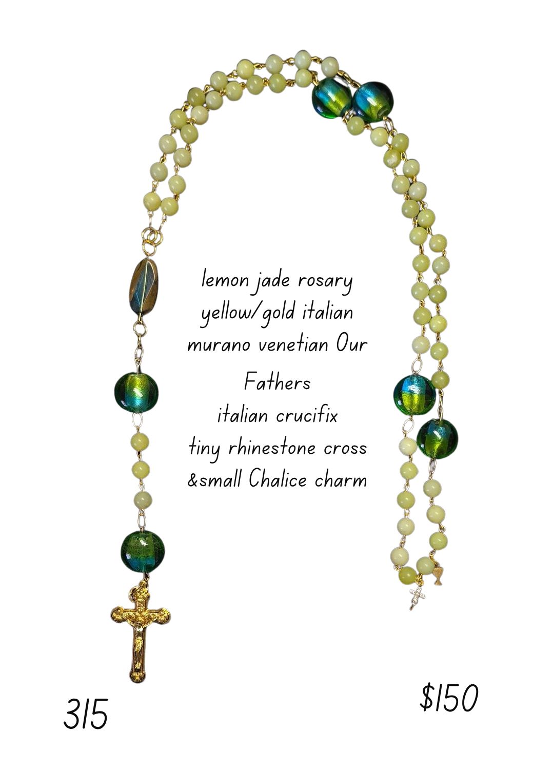 Lemon Jade Rosary Lemon Jade Rosary