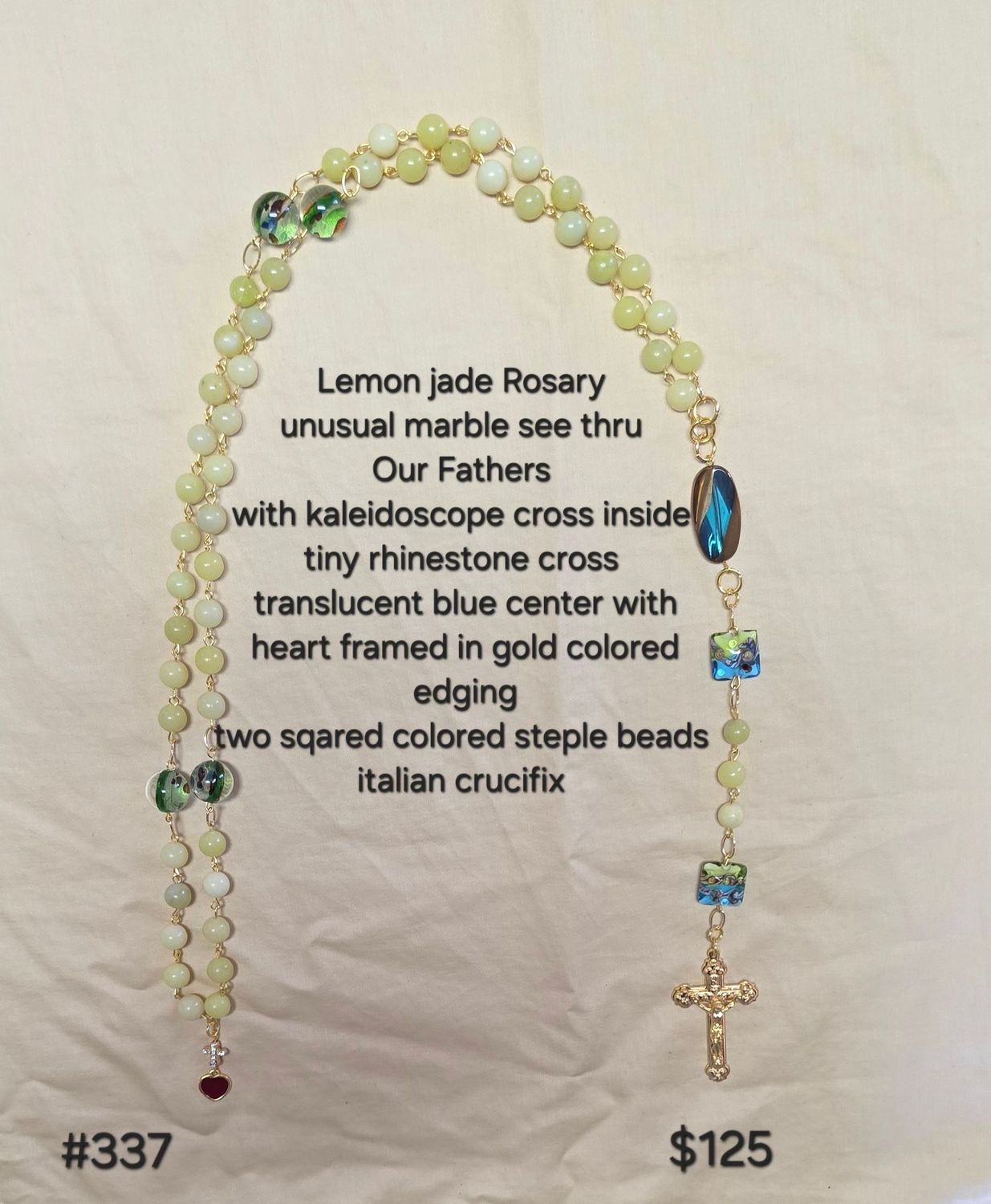 Lemon Jade Rosary Lemon Jade Rosary