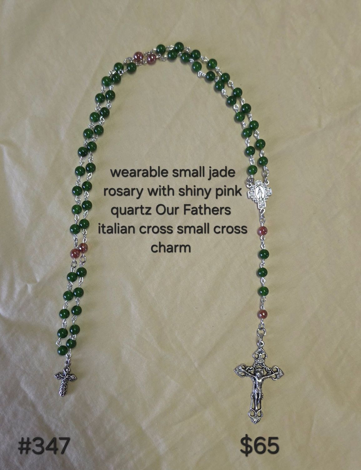 Wearable Small Jade Rosary Wearable Small Jade Rosary