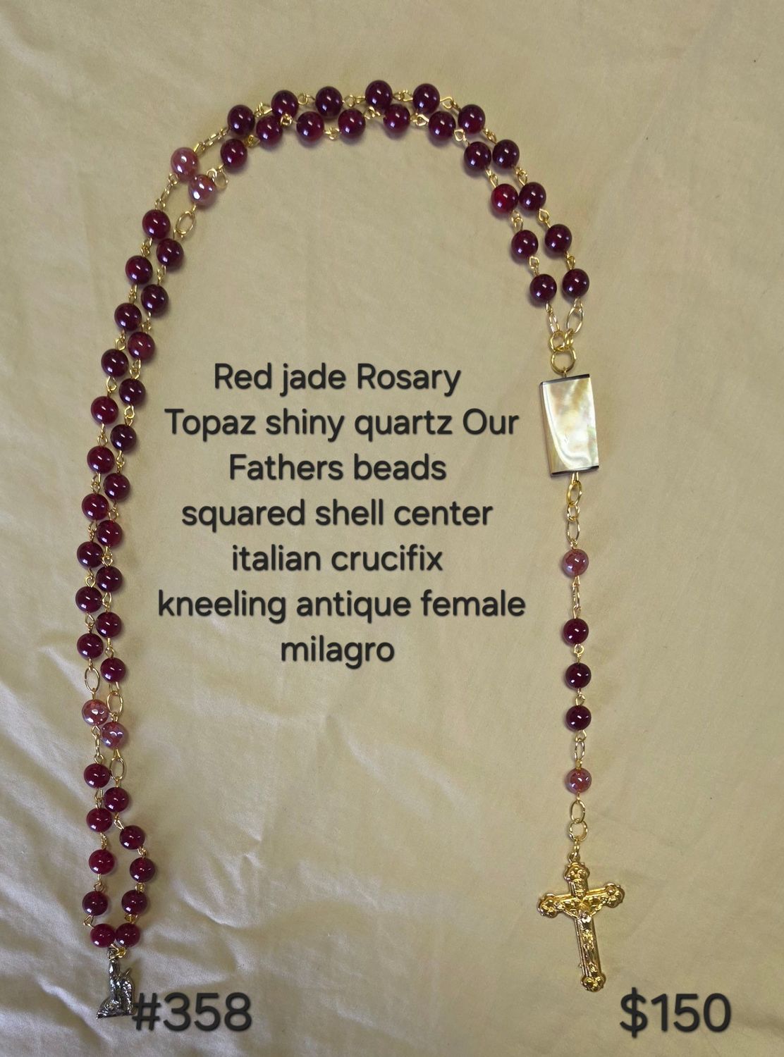 Red Jade Rosary Red Jade Rosary