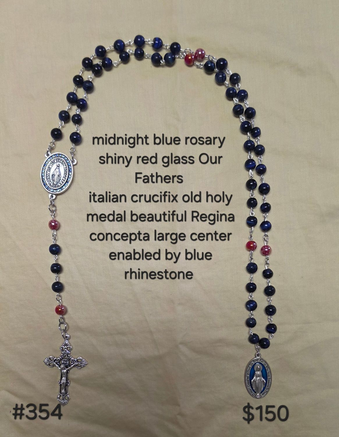 Midnight Blue Rosary Midnight Blue Rosary