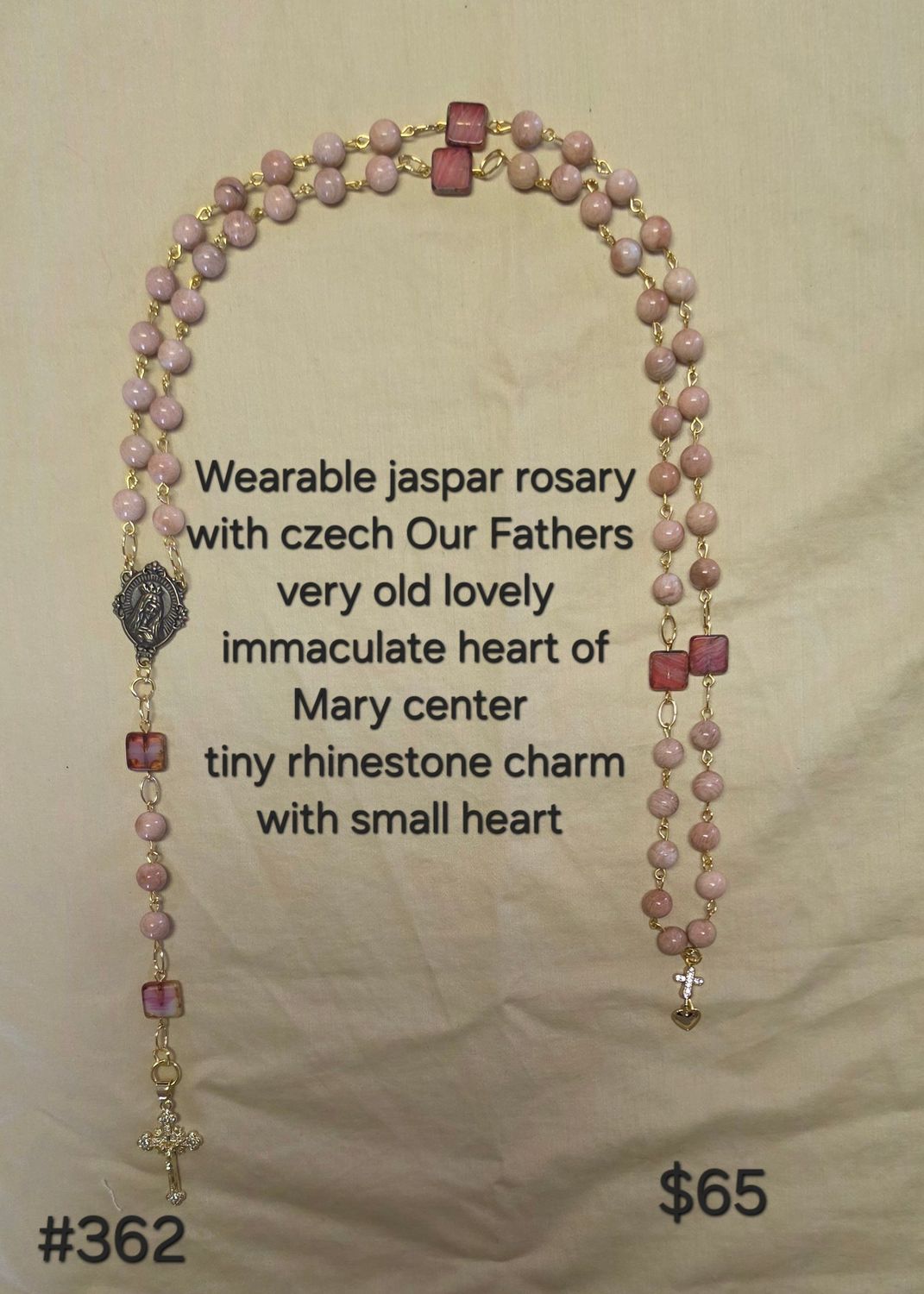 Wearable Jaspar Rosary Wearable Jaspar Rosary