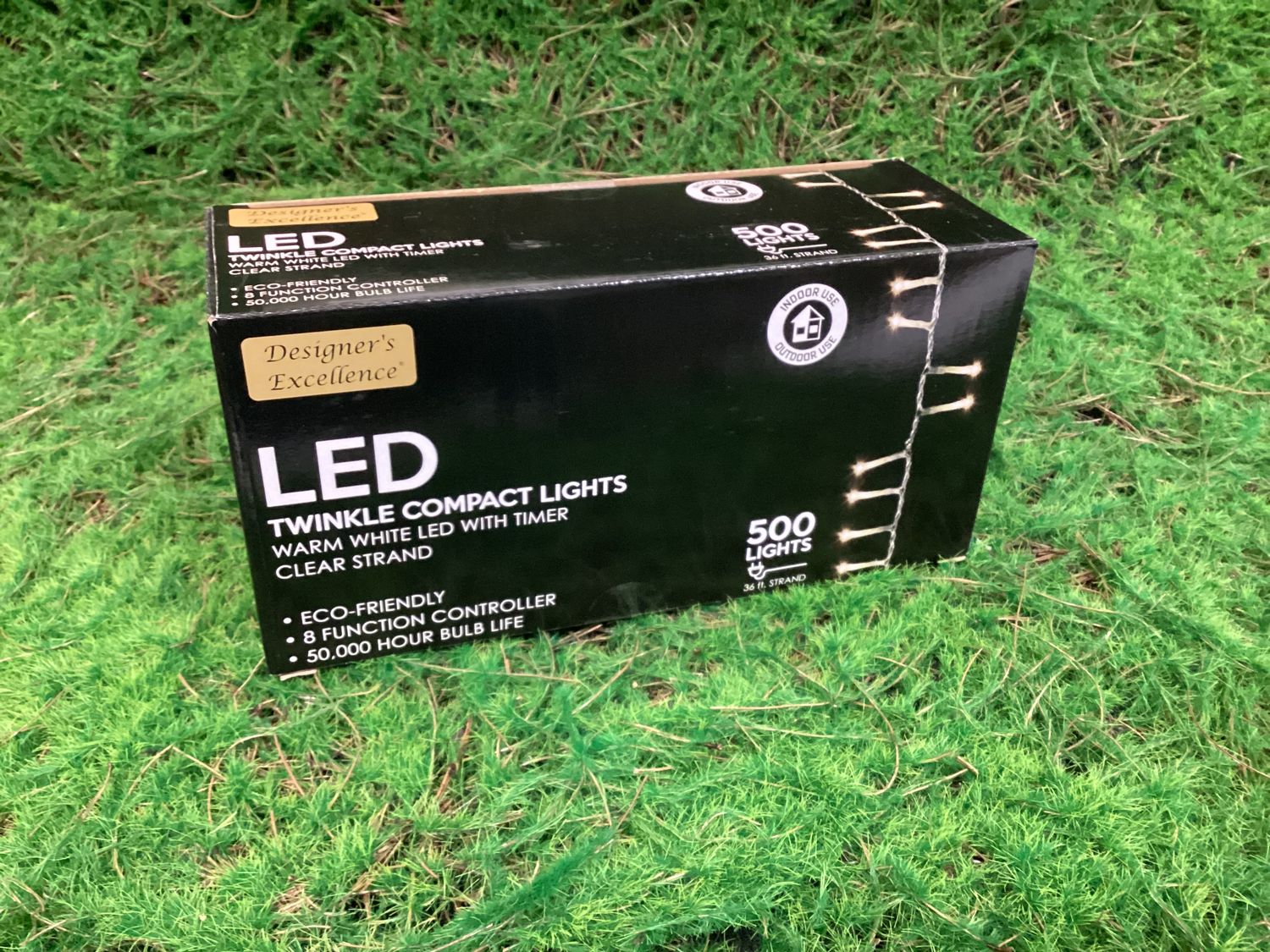 36' Compact Led Light Clear Lights Clear Strand