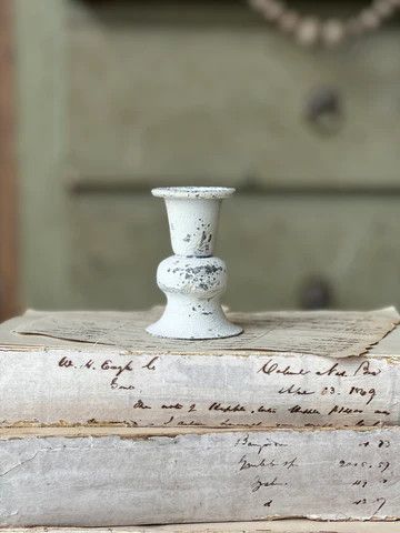 3" Alette Candle Holder | Cream