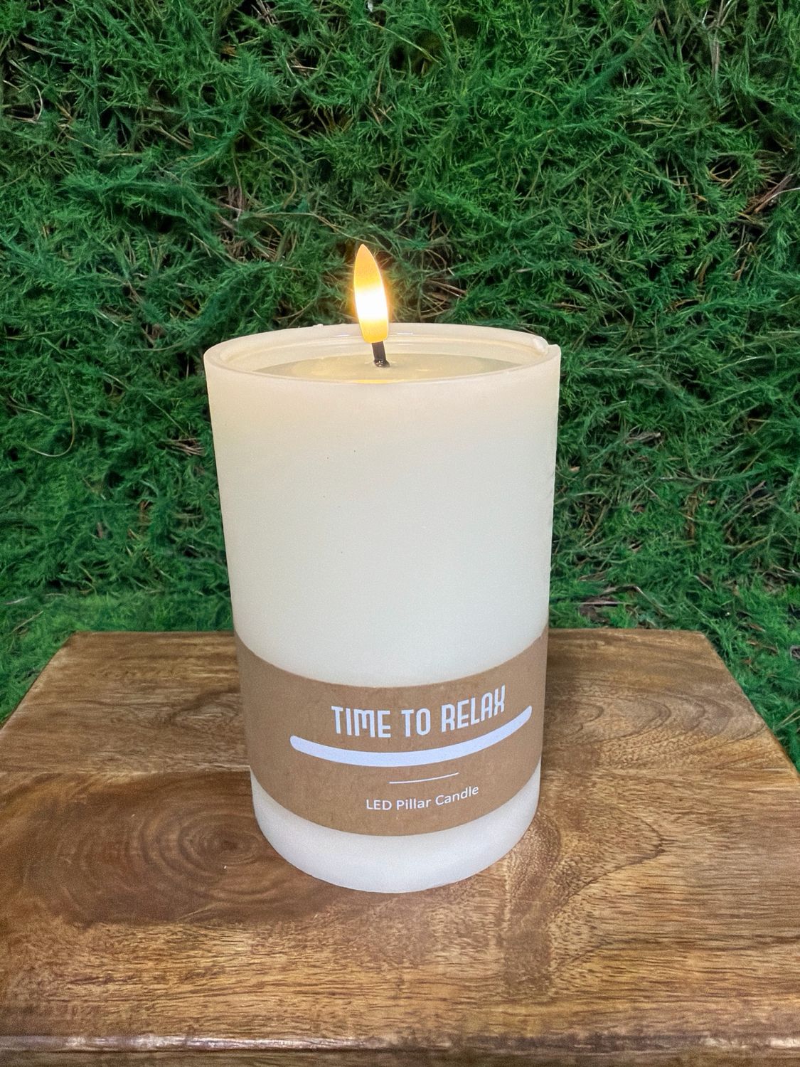 6" Tall LED Pillar Candle