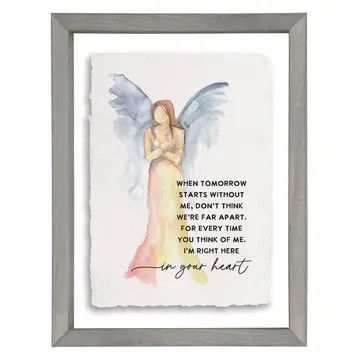 Tomorrow Start Angel Floating Art
