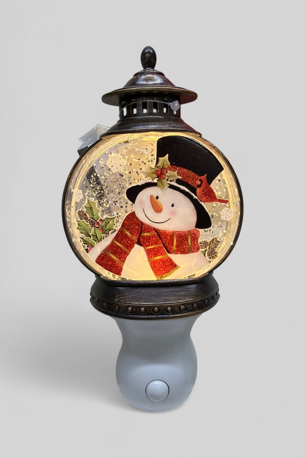 Snowman Water Globe Nightlight