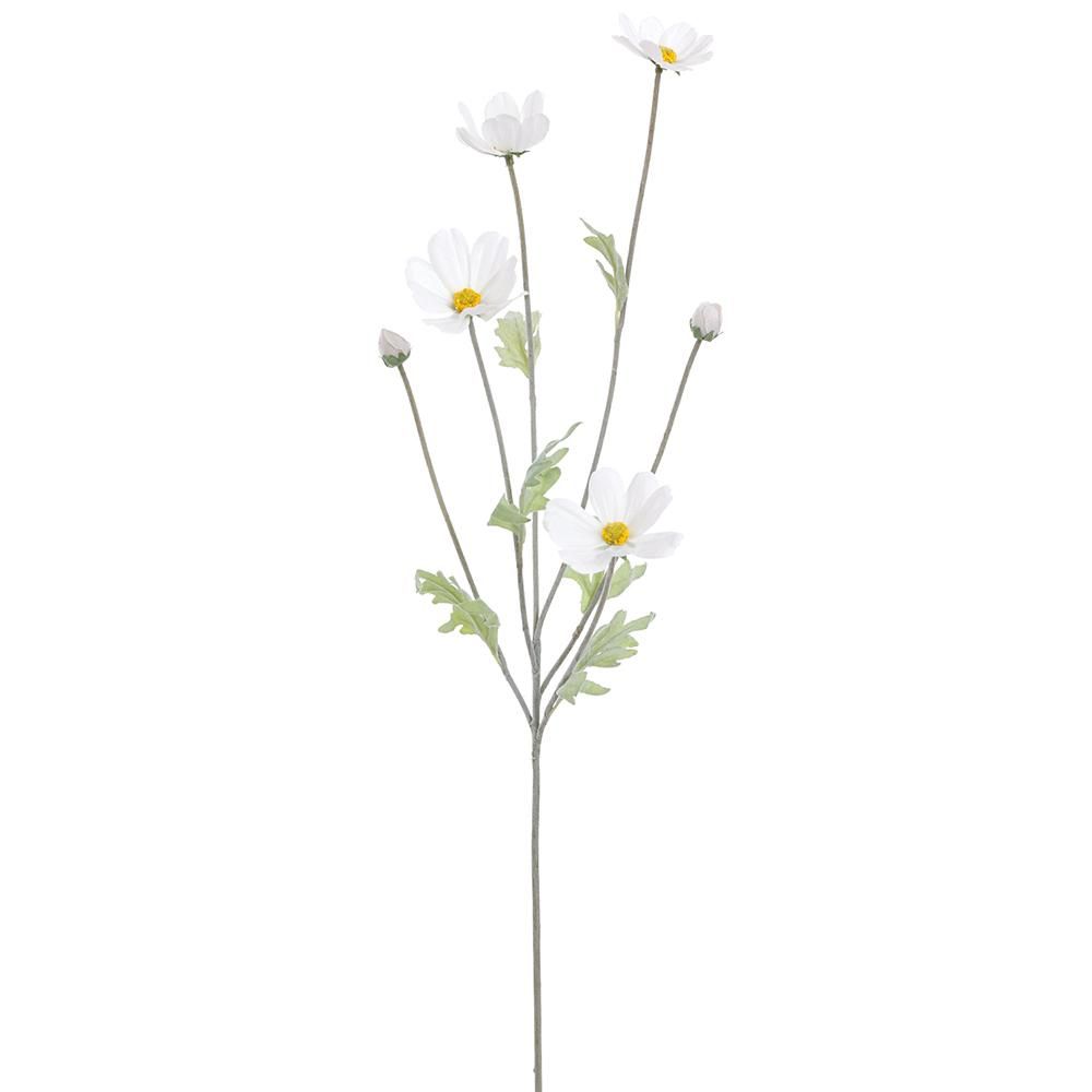 24.5" White Cosmos Spray
