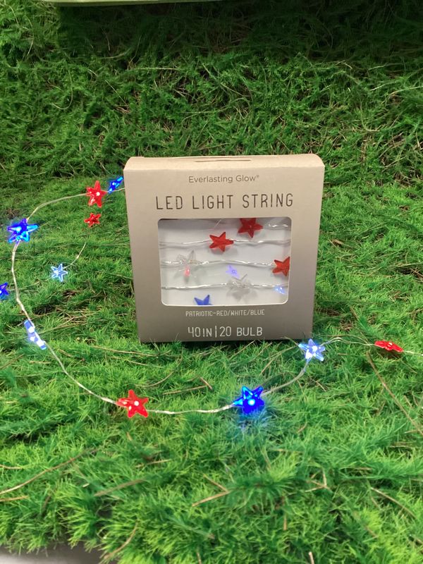 40" Patriotic Star Lights