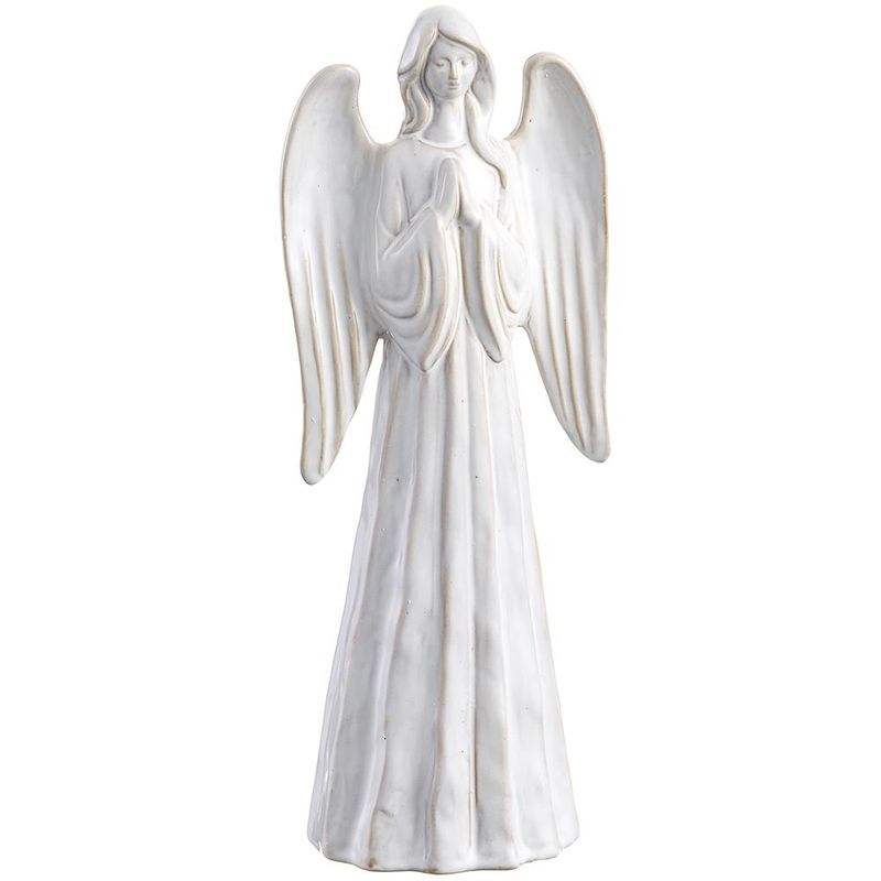 Cream Praying Angel