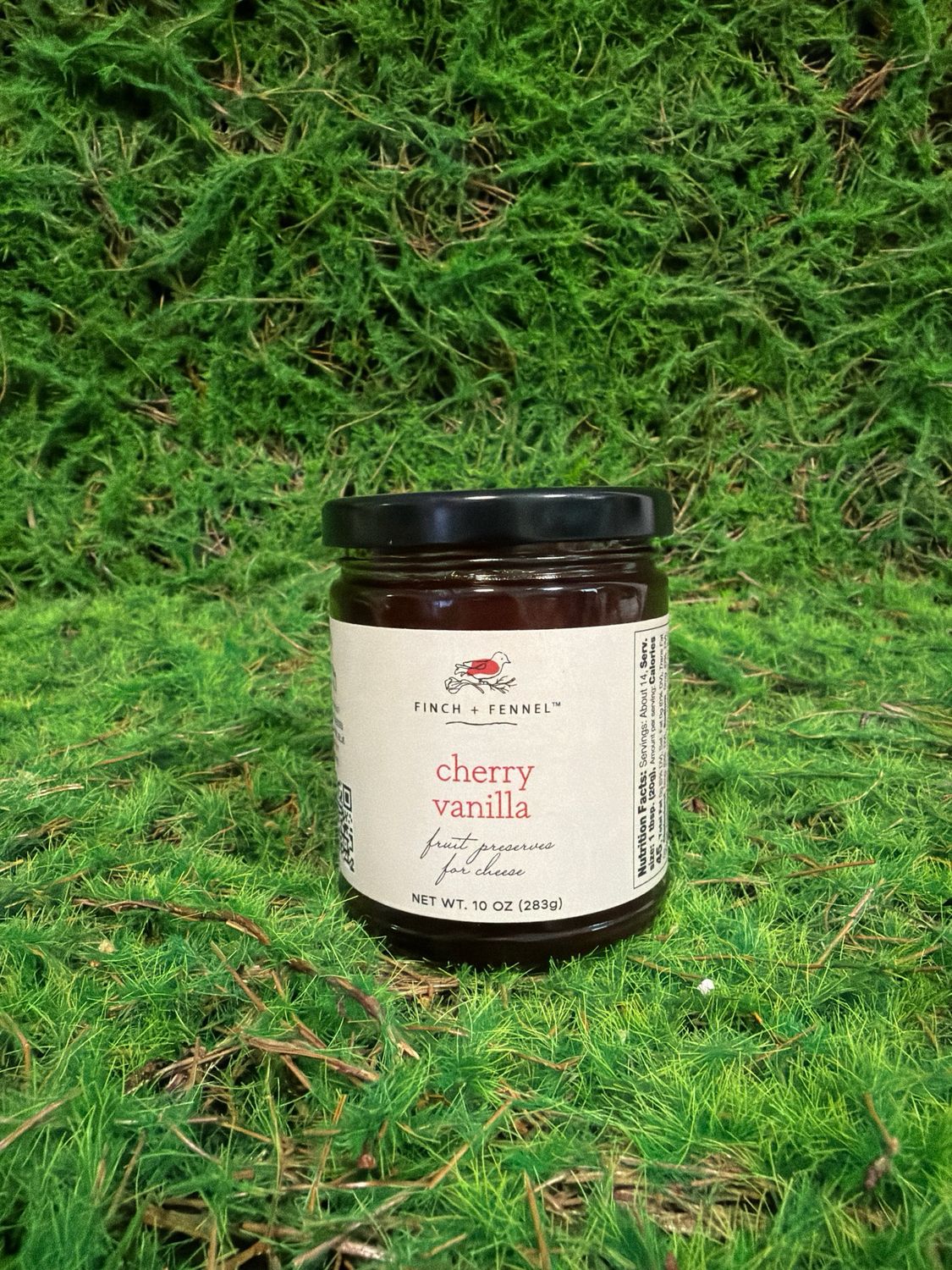 Cherry Vanilla Fruit Preserves for Cheese