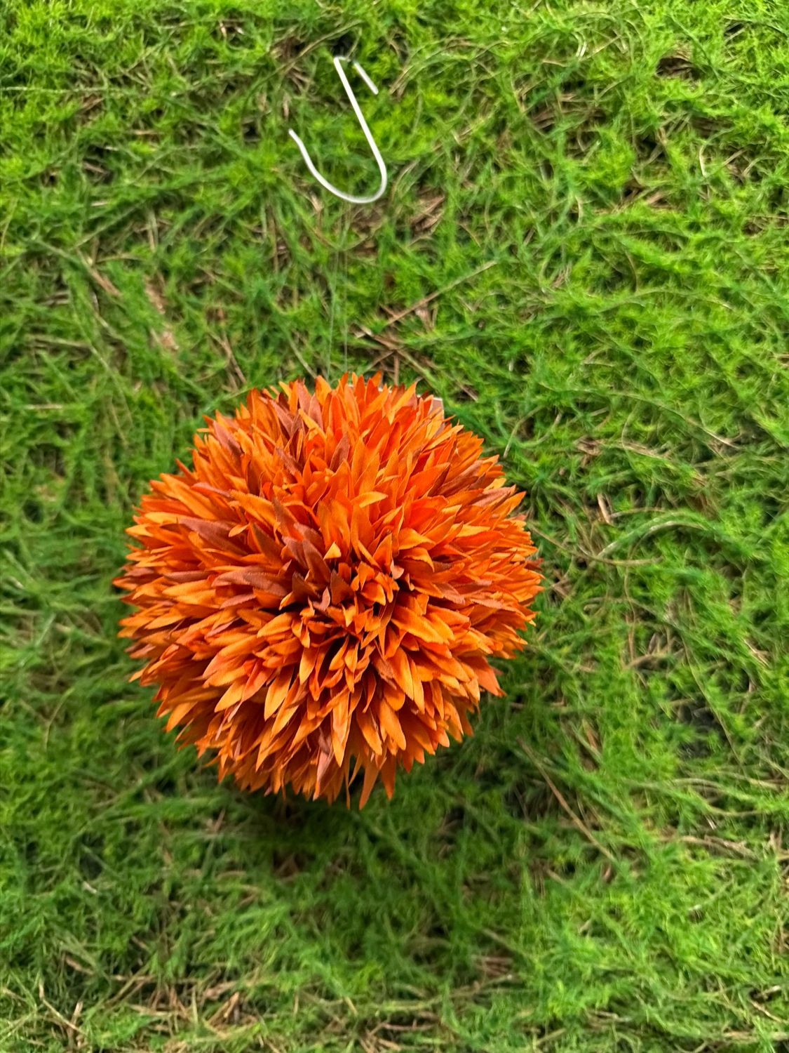5" Orange Allium Ball