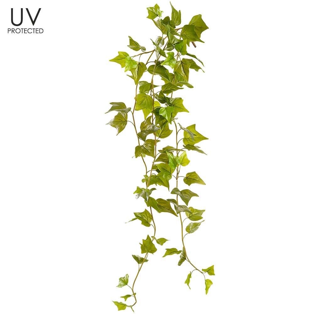 48" UV Protected Ivy Hanging Bush Green