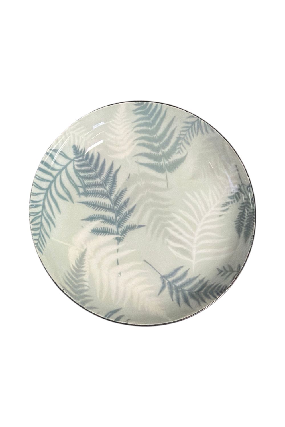 4" Fern Haven Metal Plate