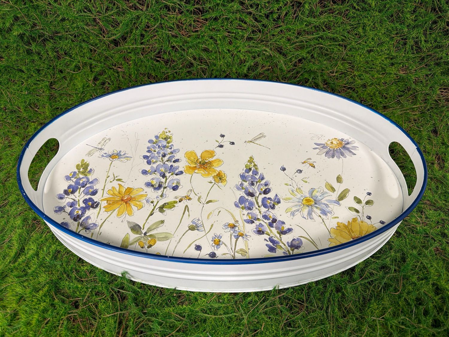 Large Oval Flower Tray