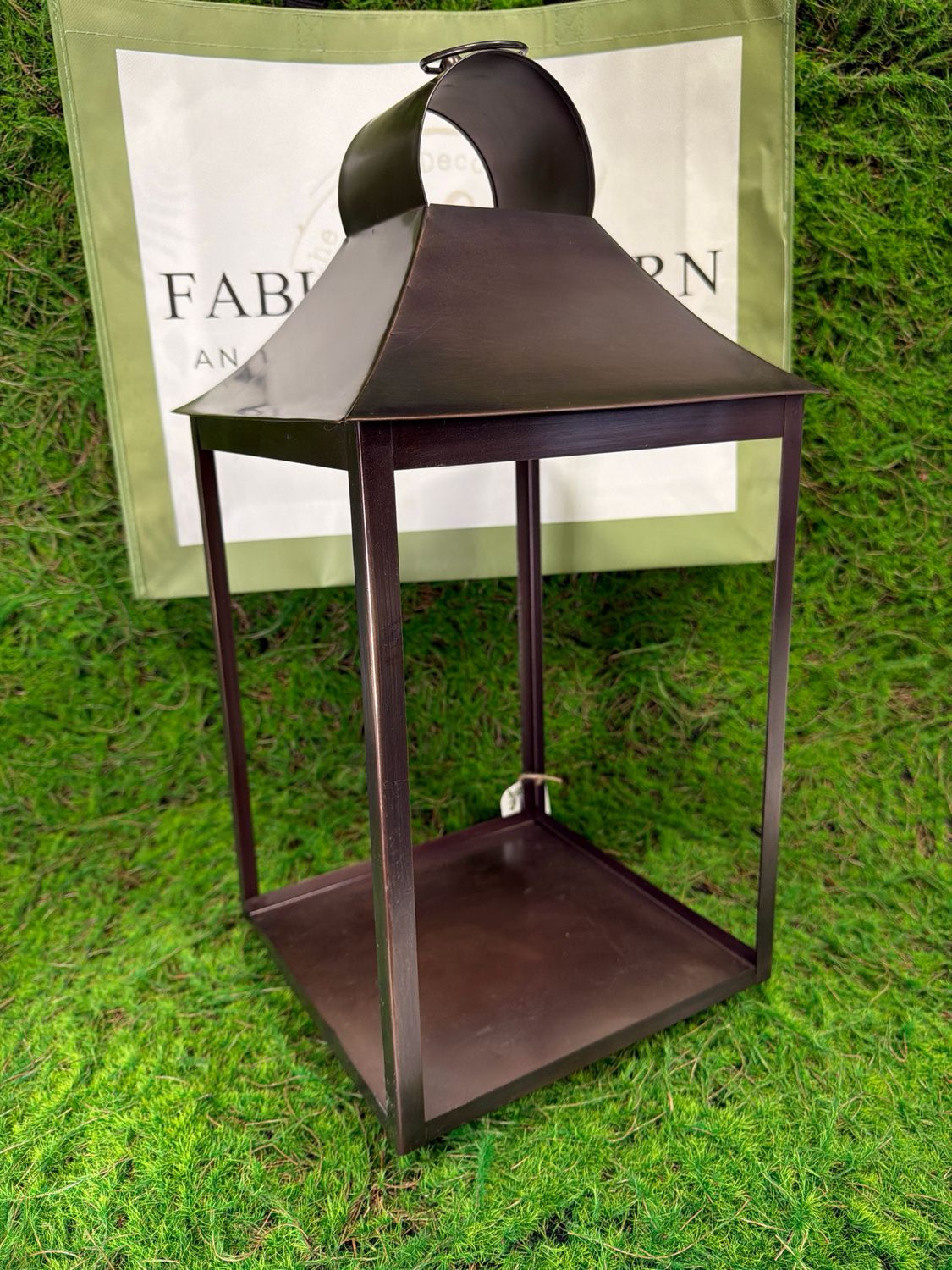 20.5" Large Bronze Lantern