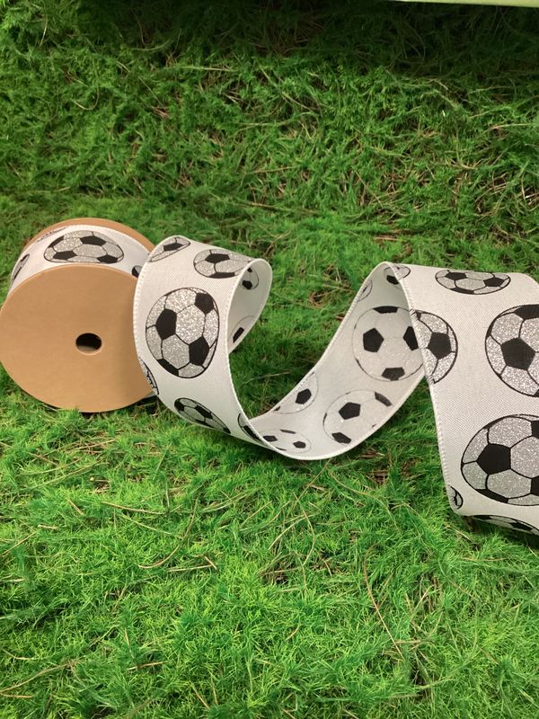 Soccer Ball Ribbon