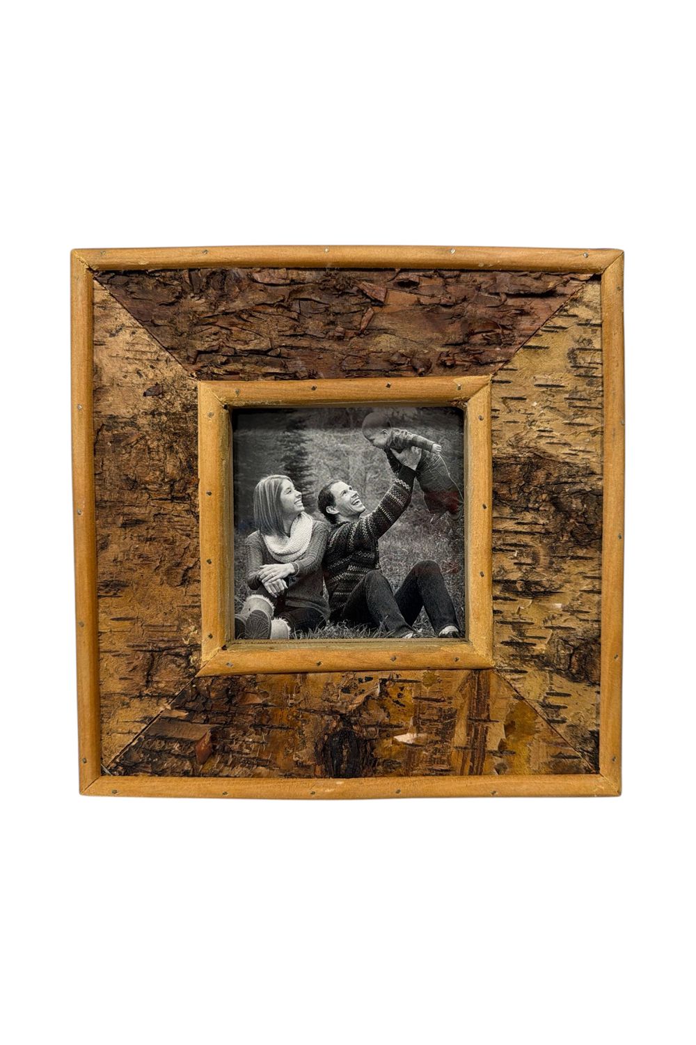 8.25" Wildwood Square Picture Frame Holds 3.5" Photo