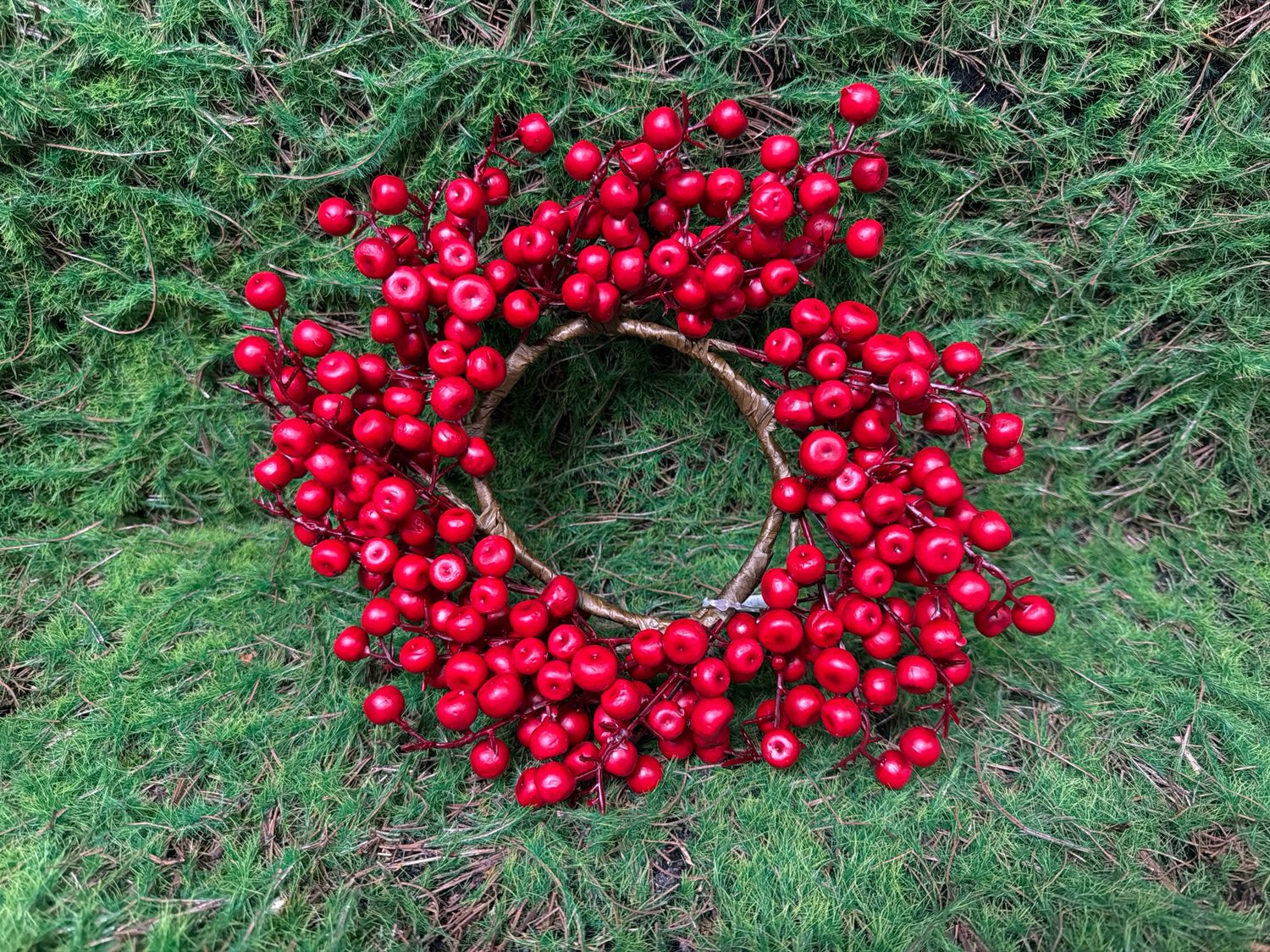 3.5" Ruby Rushberry Candle Ring