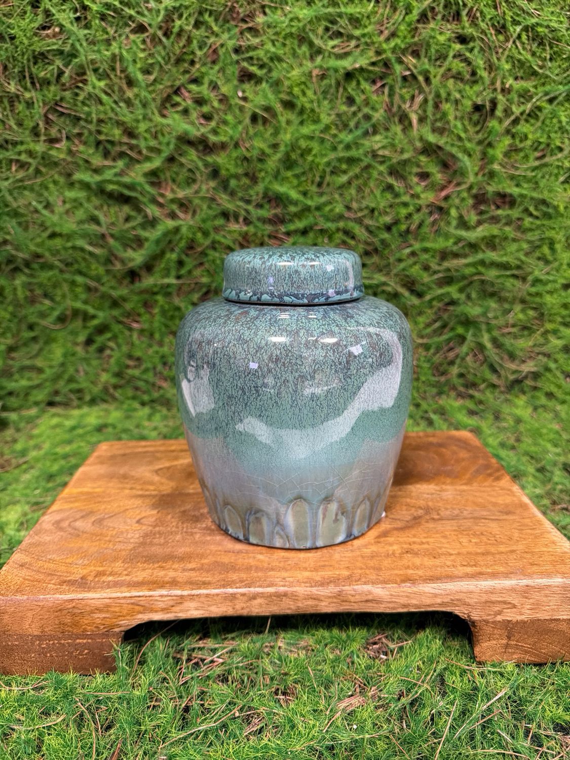 Small Ceramic Jar with Lid