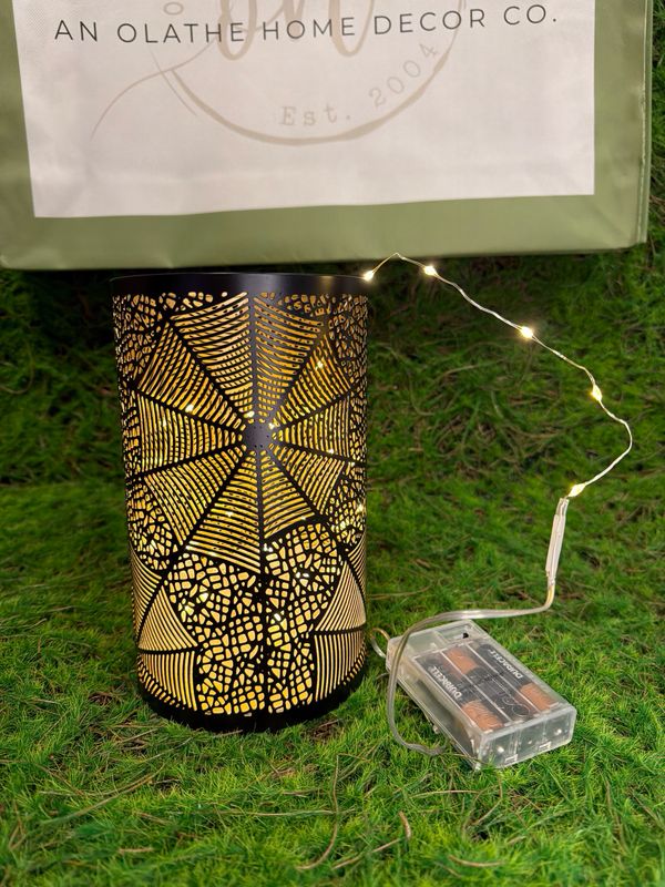 Large Spider Web Candleholder