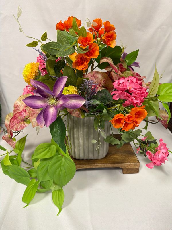 Blake's Custom Floral Arrangement 18"H