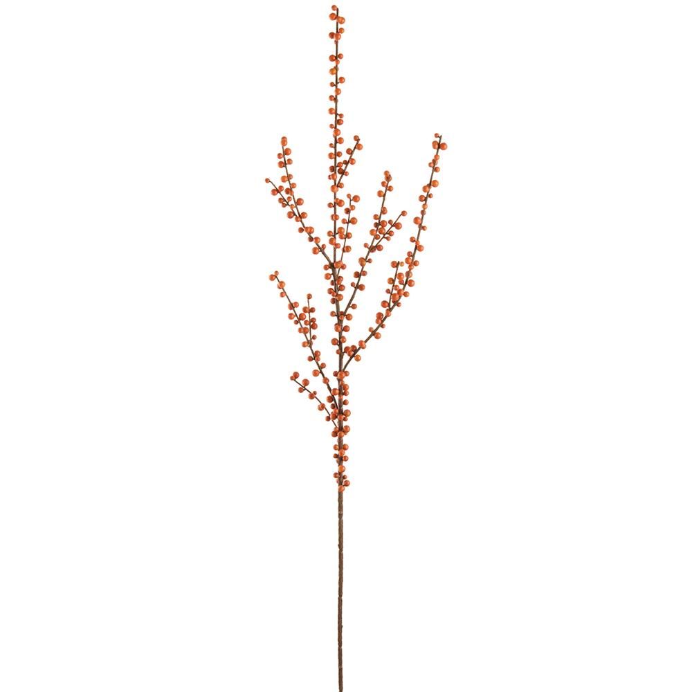 43" Orange Plastic Berry Spray