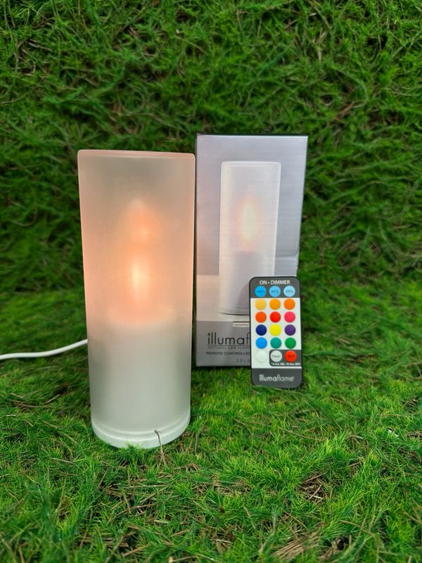 LED Rechargeable Flame Light  2.5x6"H