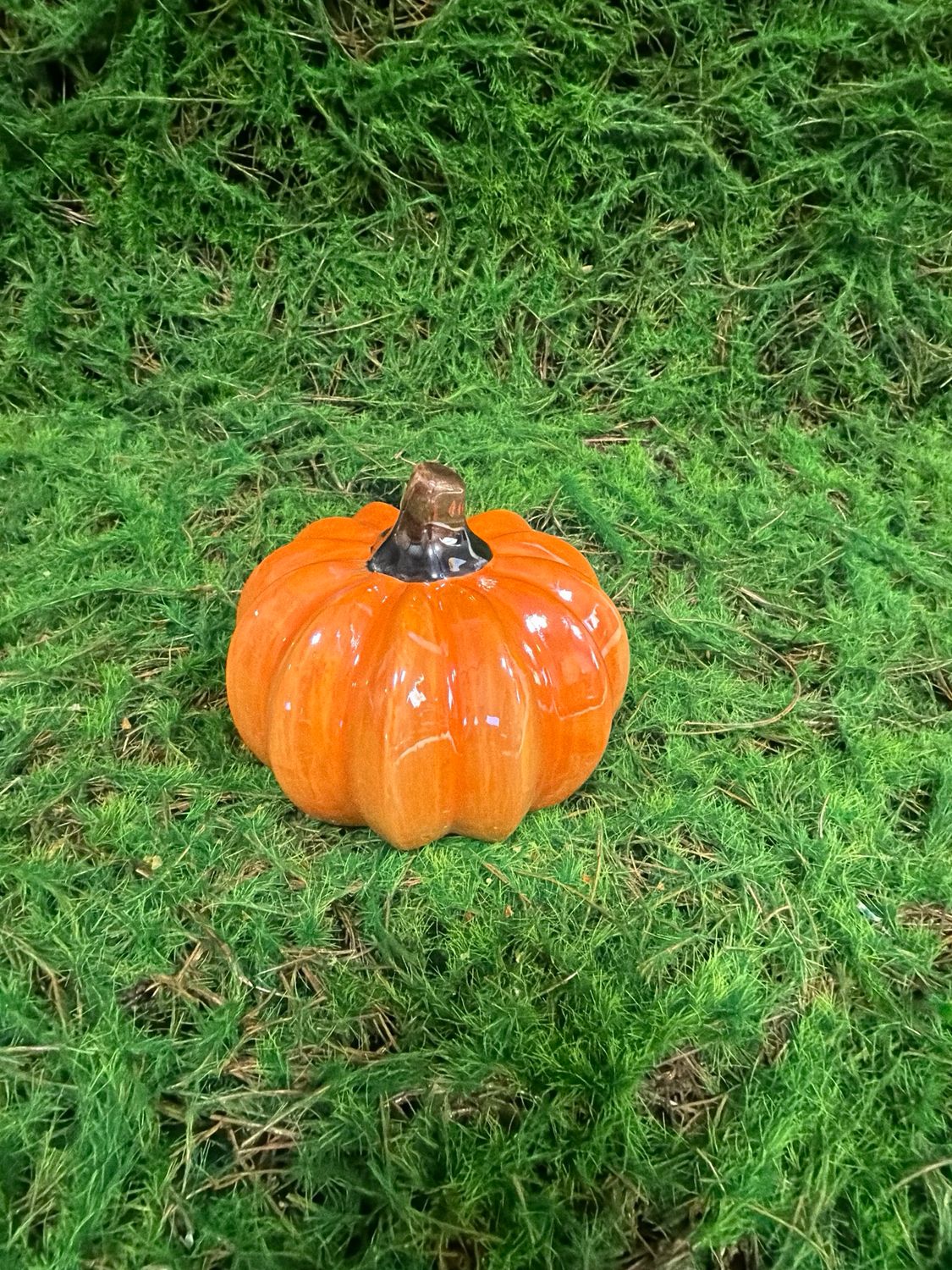 Orange Dolomite Harvest Pumpkin 3.75”T