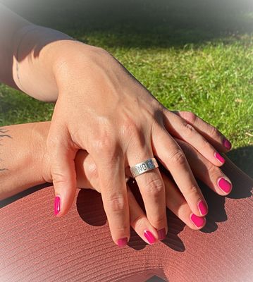 NO RAIN NO RAINBOW Ring